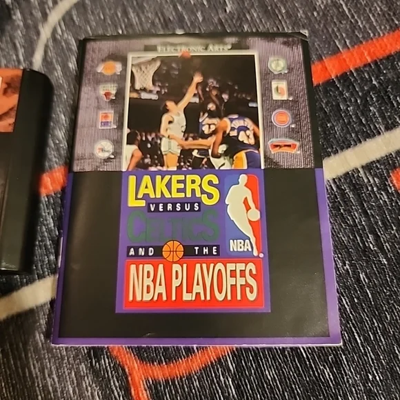 LAKERS VERSUS CELTICS AND NBA PLAYOFFS SEGA GENESIS GAME